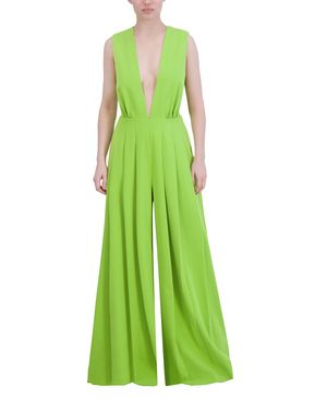 JUMPSUIT ESCOTE EN V PIERNA ANCHA