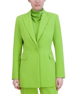 BLAZER SOLAPA DE PICO CON BOTÓN