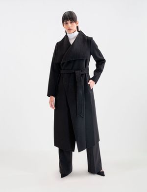ABRIGO TRENCH COAT PIEL SINTÉTICA