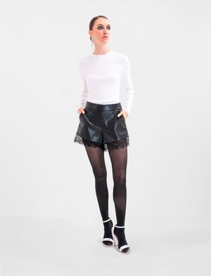 BLUSA ESCOTE REDONDO MANGA LARGA PUNTO