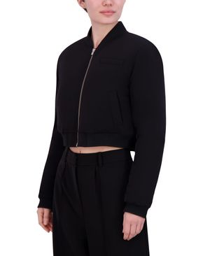 CHAMARRA BOMBER CREPÉ