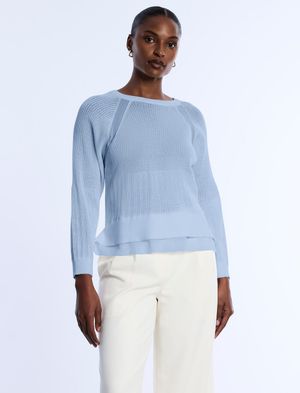SUETER PULLOVER MANGA LARGA ALGODON