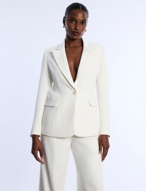 BLAZER SOLAPA PICO CON BOTÓN