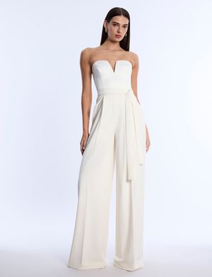 JUMPSUIT PIERNA ANCHA LAZO EN CINTURA