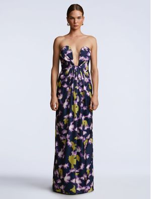 VESTIDO LARGO ESCOTE CORAZÓN